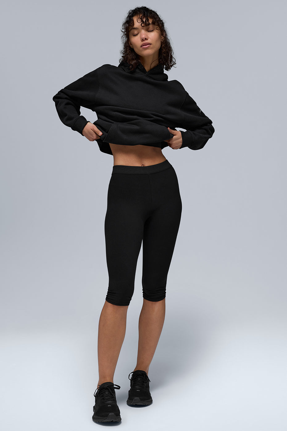 Sweat À Capuche Épais Renown - Noir