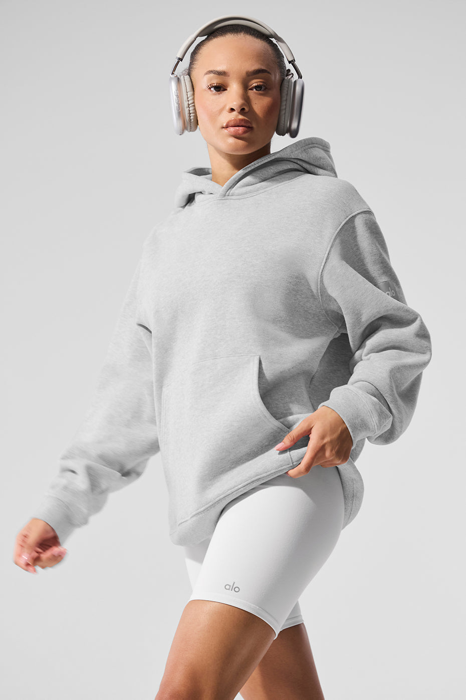 Sweat À Capuche Épais Renown - Athletic Heather Grey