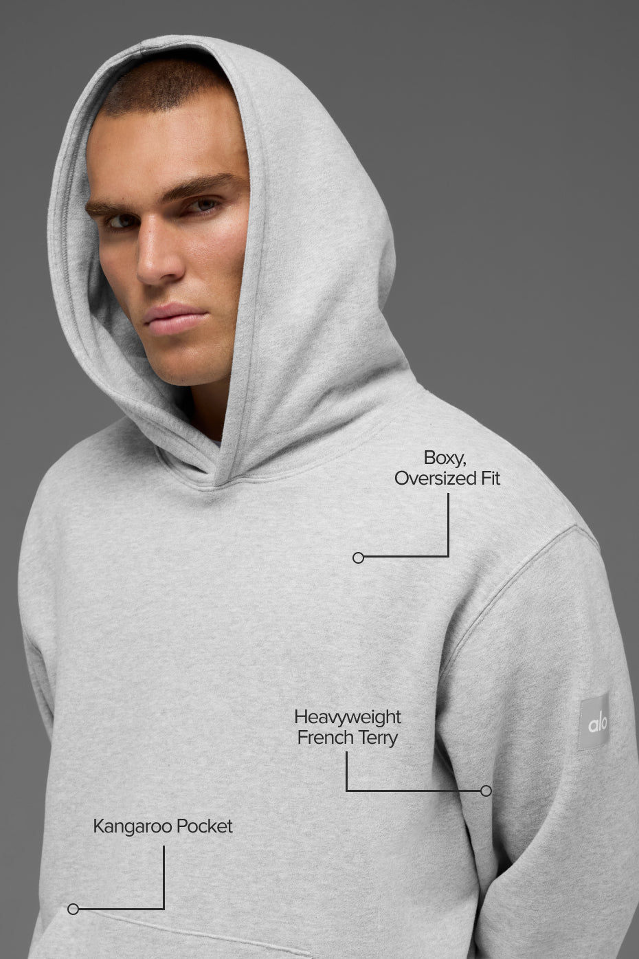 Sweat À Capuche Épais Renown - Athletic Heather Grey