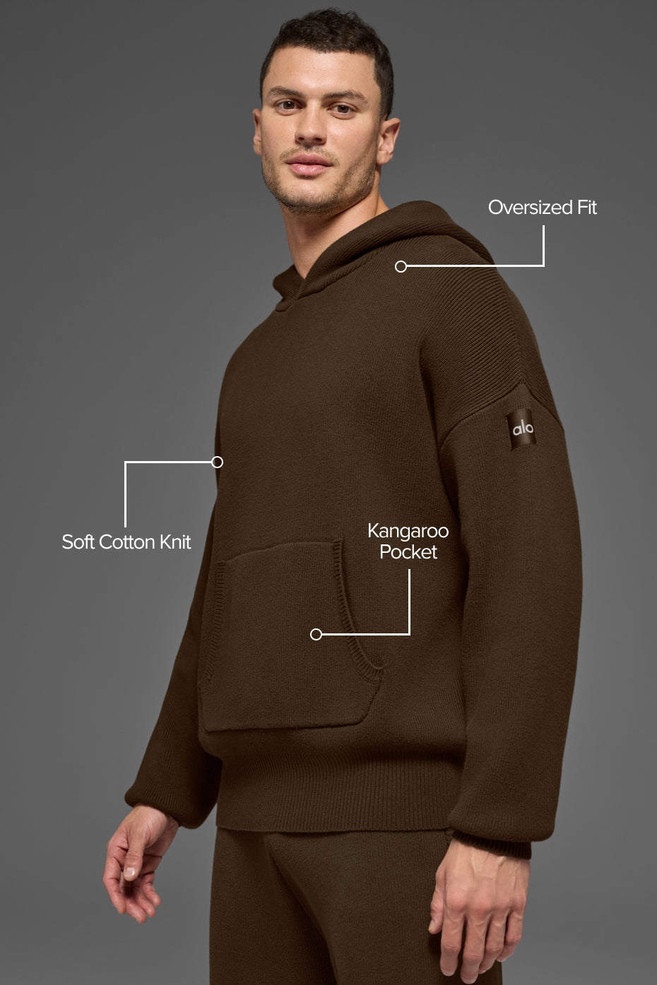 Pull À Capuche Scholar - Espresso