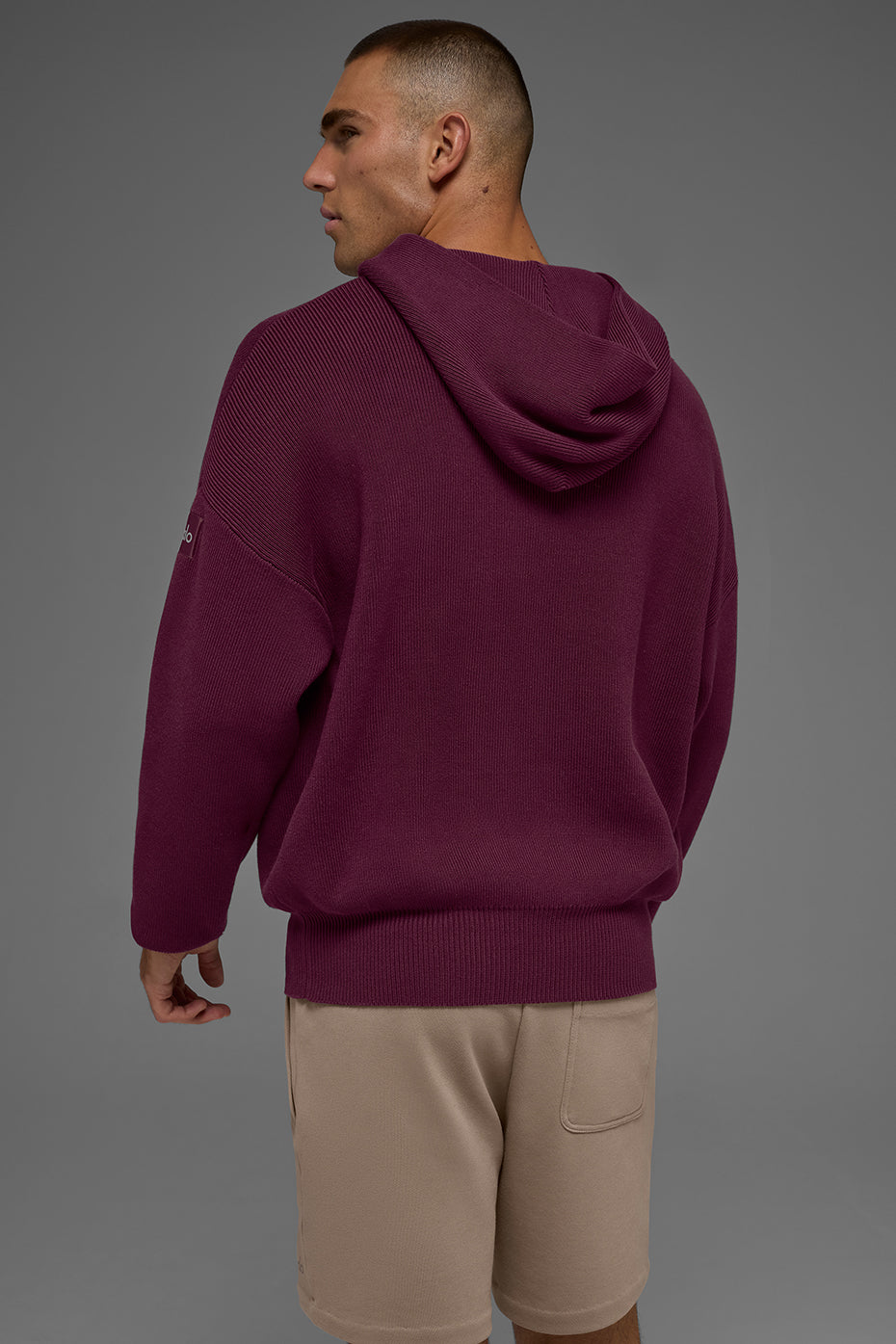 Pull À Capuche Scholar - Burgundy