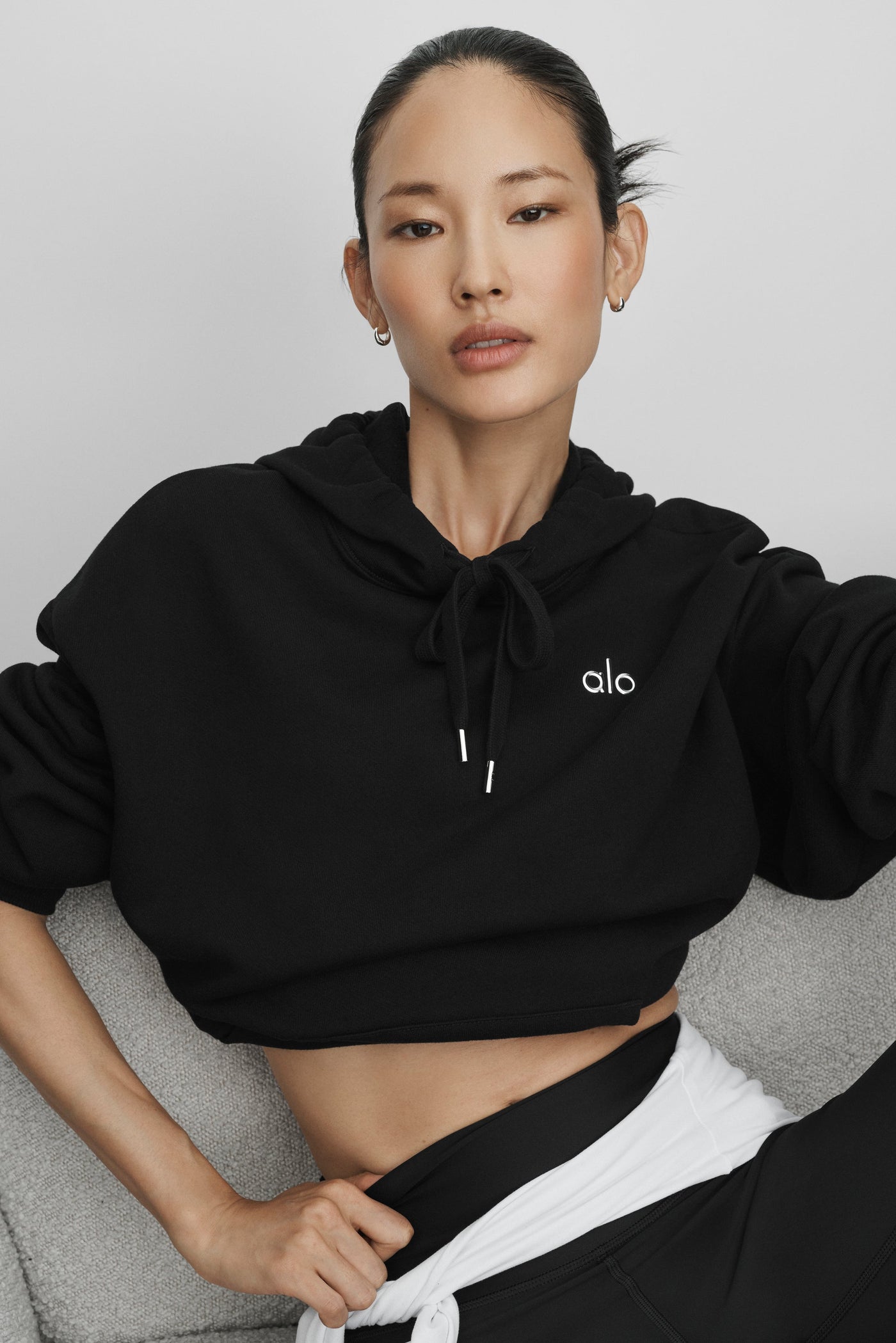 Sweat À Capuche Accolade - Noir