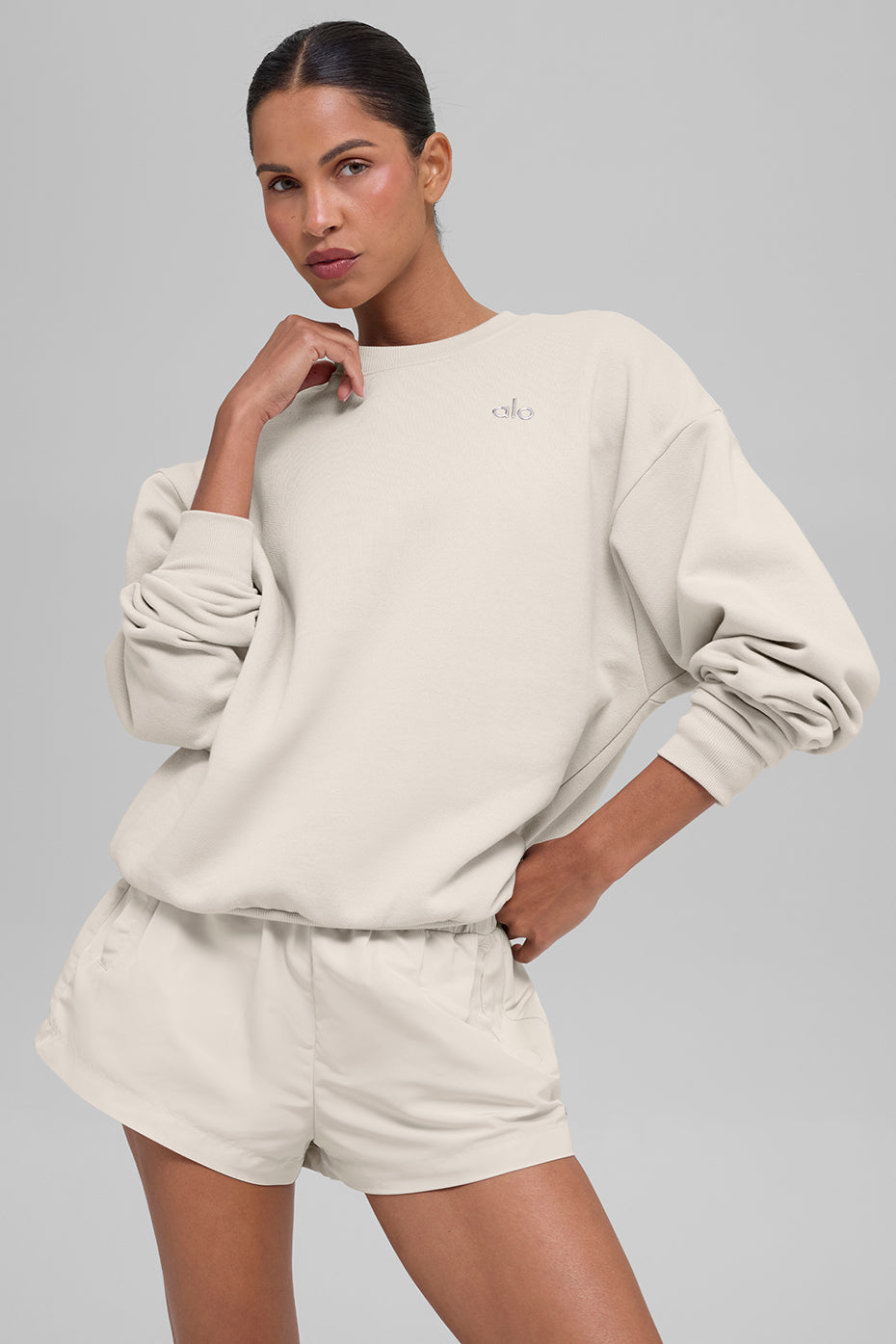 Pull Col Ras-Du-Cou Accolade - Bone