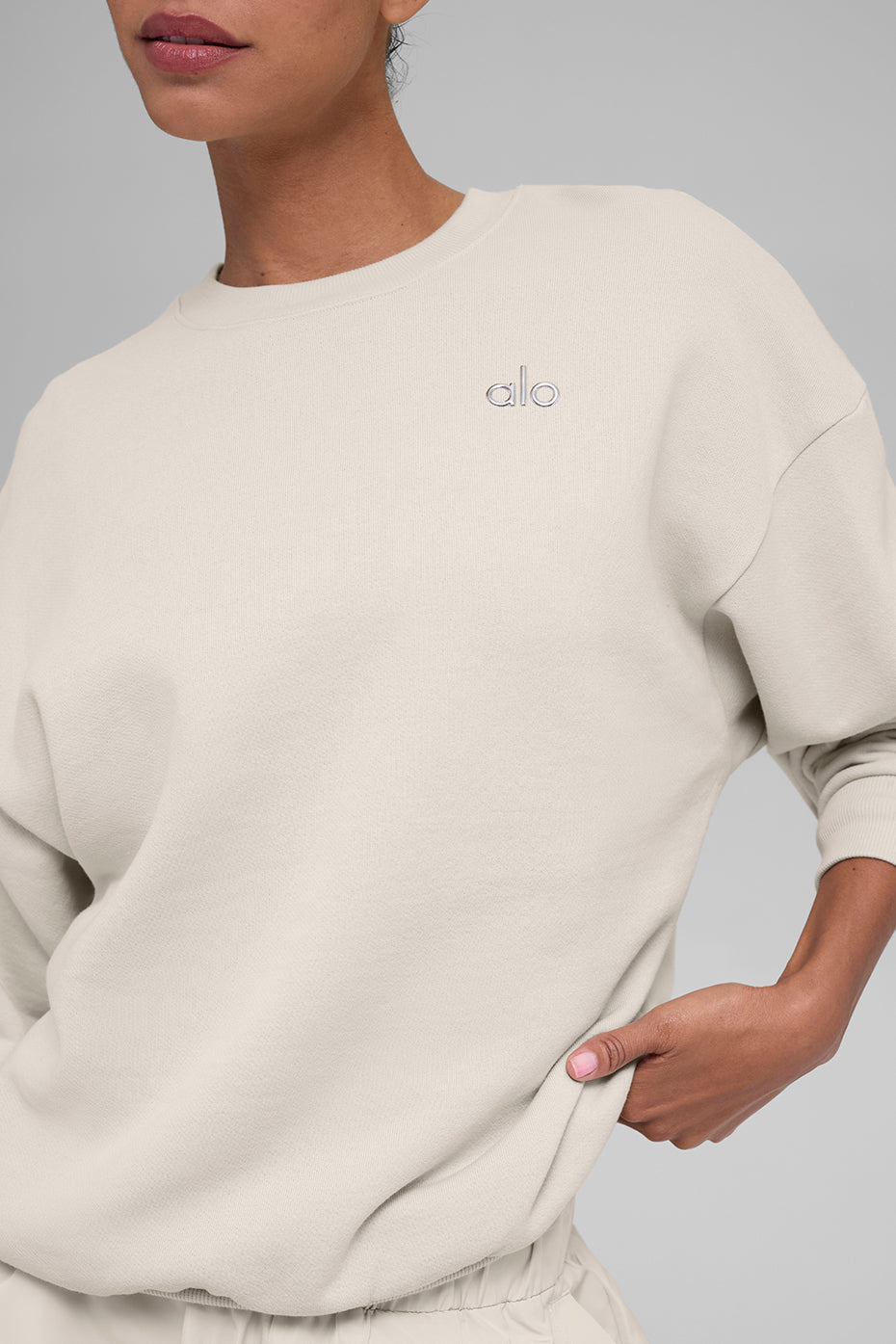 Pull Col Ras-Du-Cou Accolade - Bone