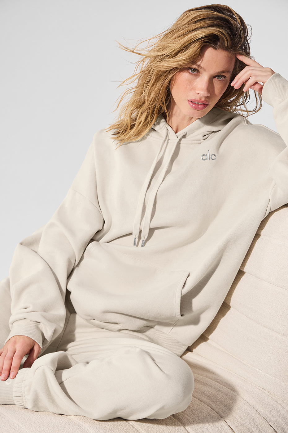 Sweat À Capuche Accolade - Bone