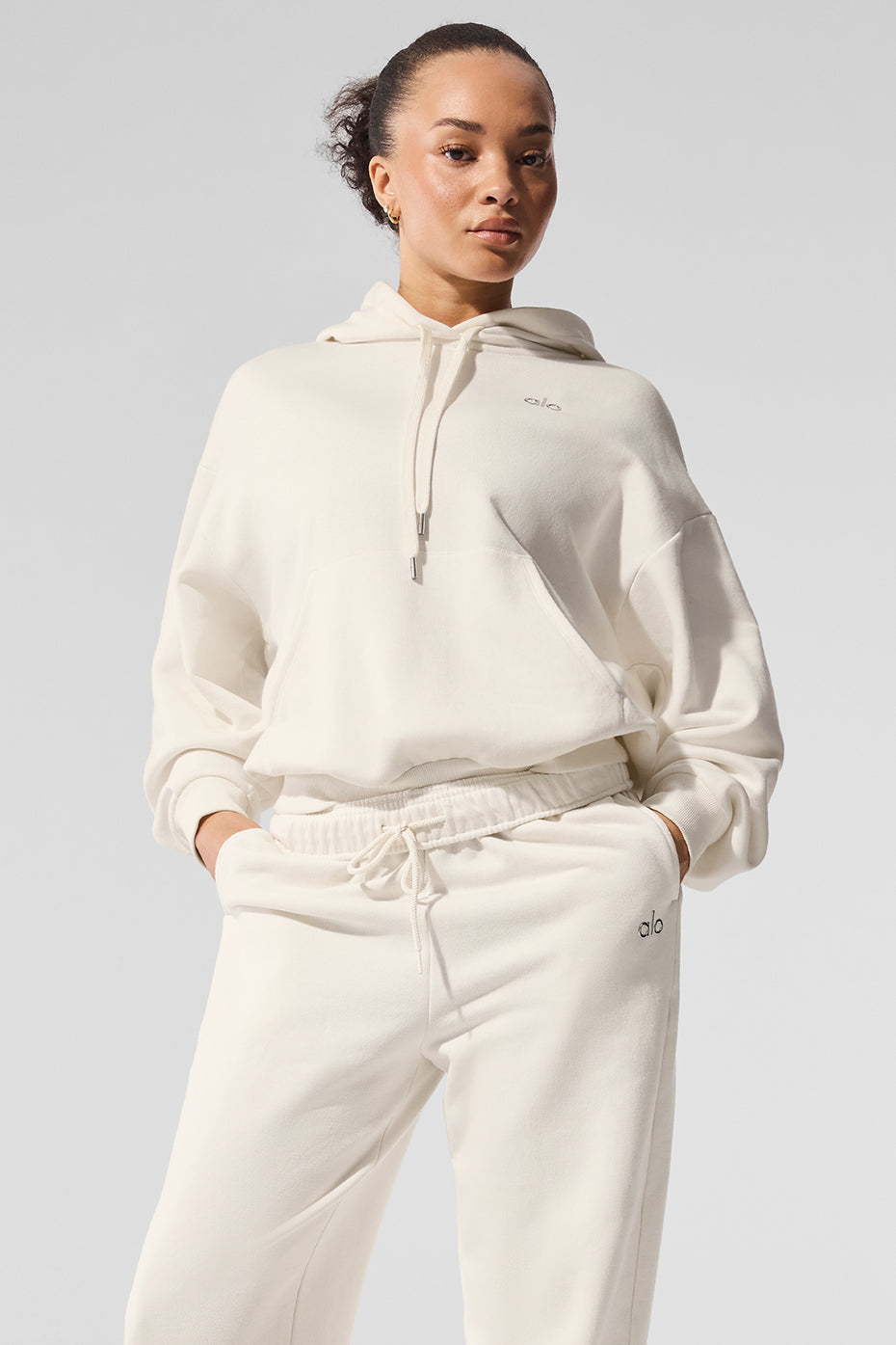 Sweat À Capuche Accolade - Ivory