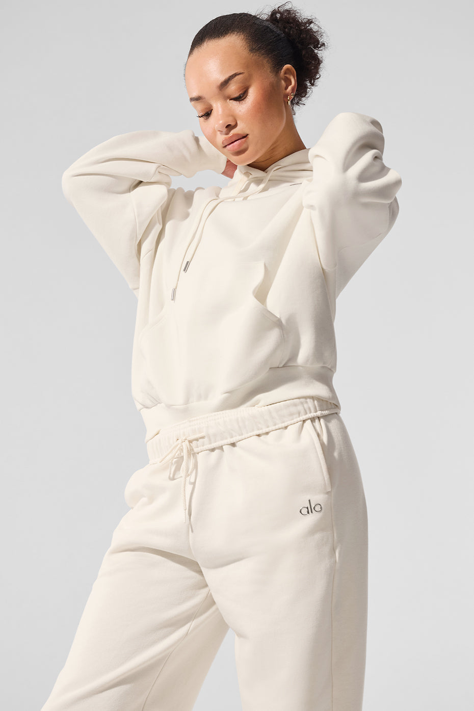 Sweat À Capuche Accolade - Ivory