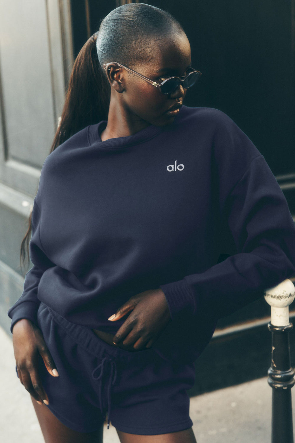 Pull Col Ras-Du-Cou Accolade - Navy