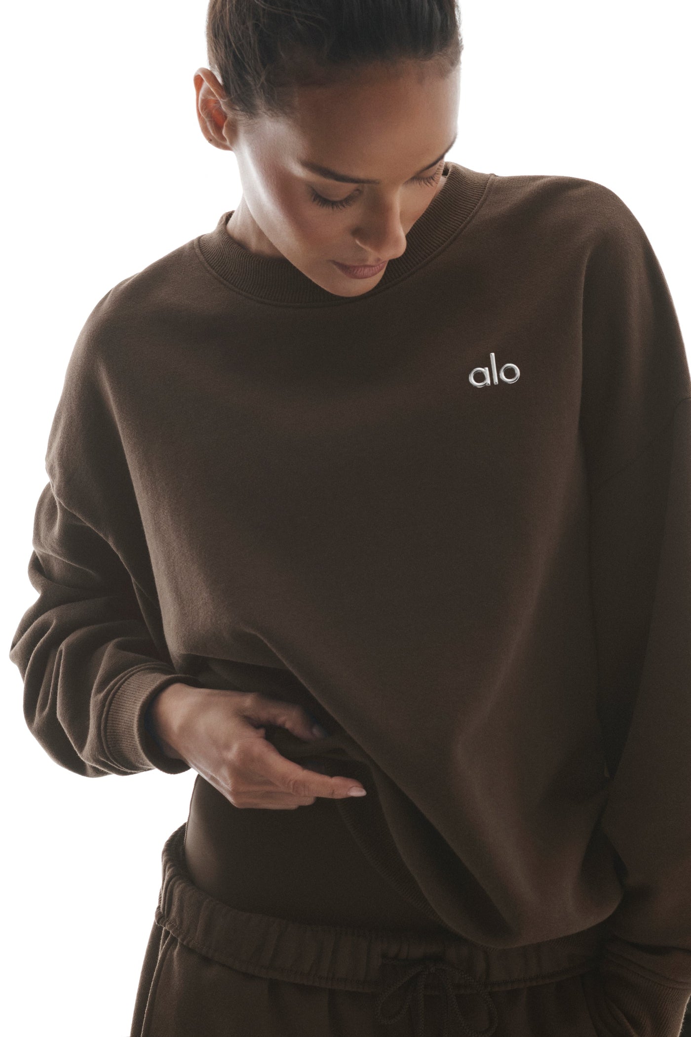 Pull Col Ras-Du-Cou Accolade - Espresso