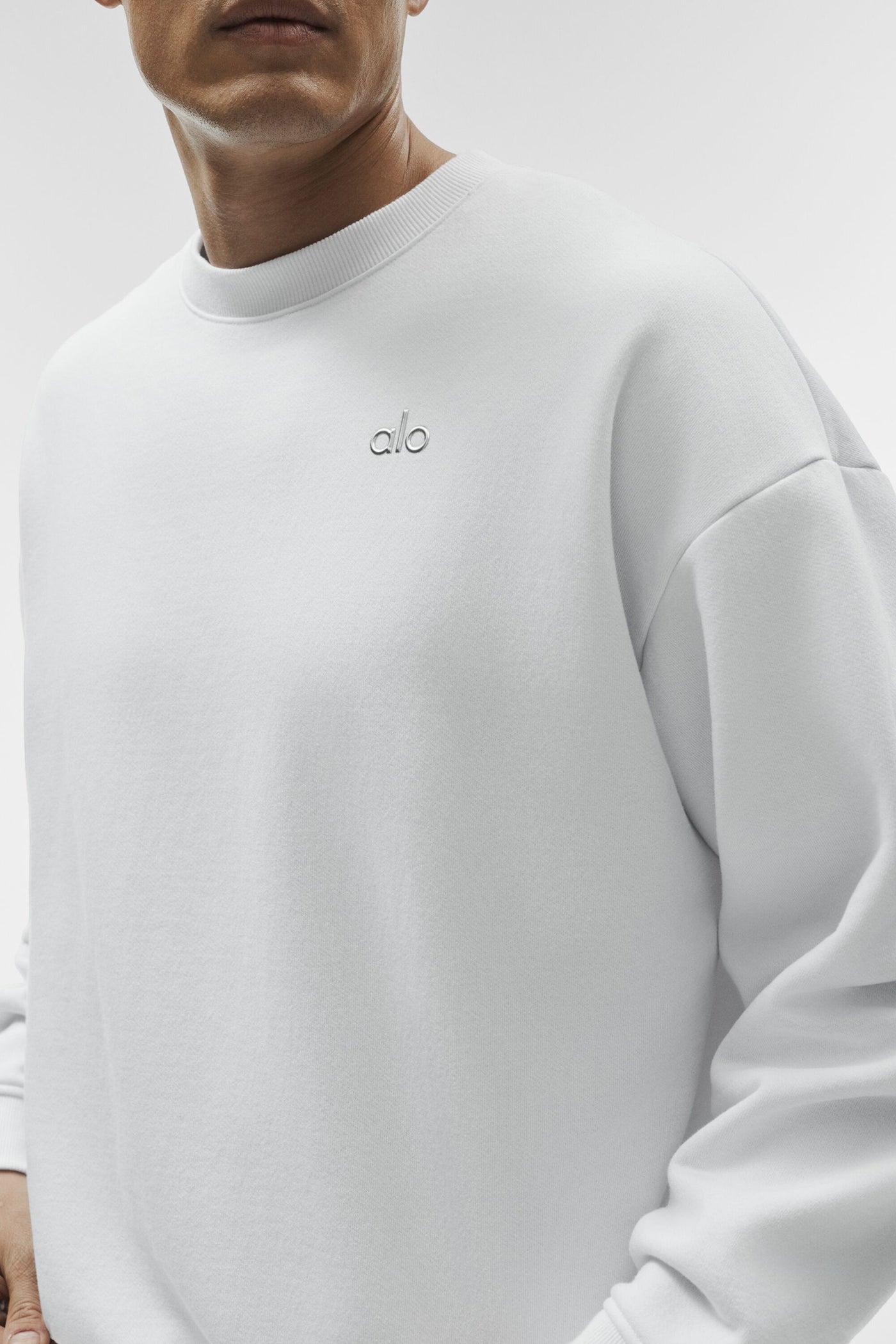 Pull Col Ras-Du-Cou Accolade - Blanc