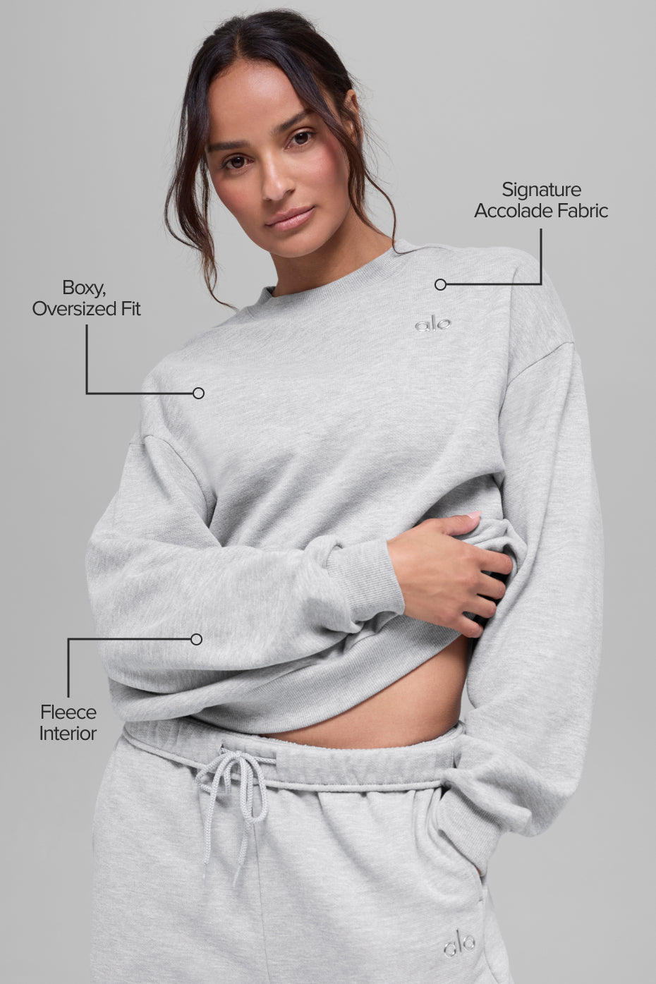Pull Col Ras-Du-Cou Accolade - Athletic Heather Grey