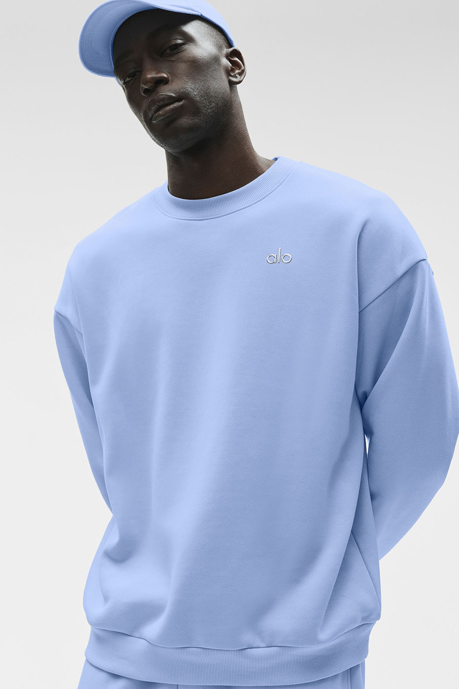 Pull Col Ras-Du-Cou Accolade - Light Provence Blue