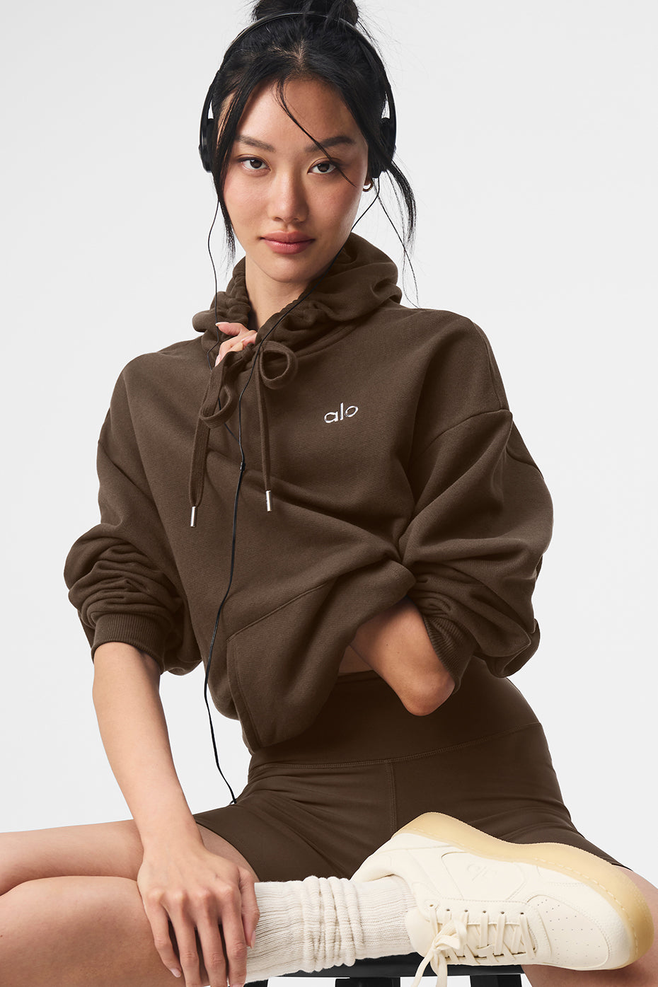 Sweat À Capuche Accolade - Espresso