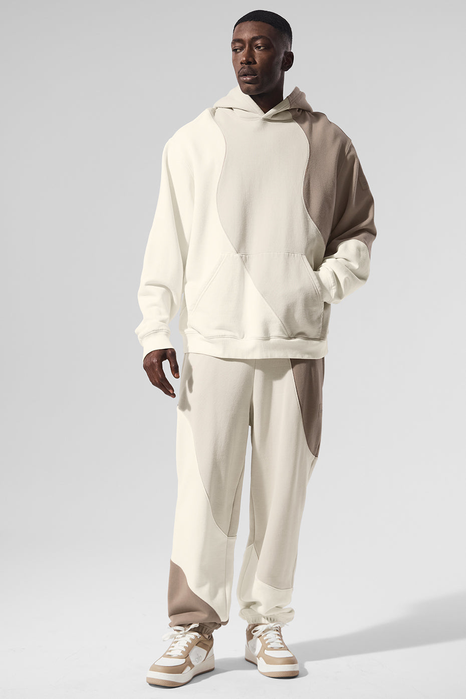 Sweat À Capuche Make Waves - Ivory/Bone/Gravel