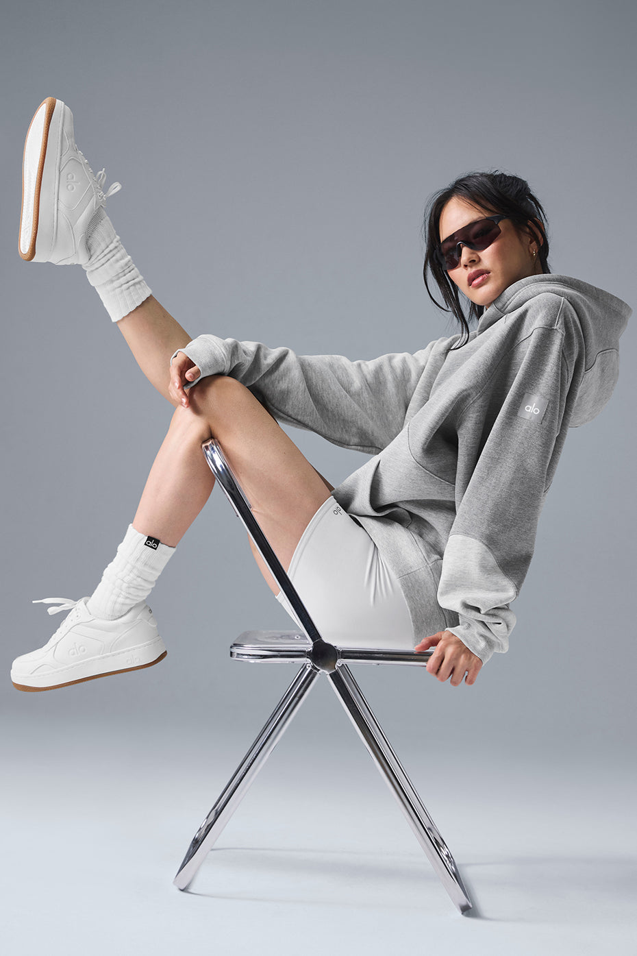 Sweat À Capuche Make Waves - Athletic Heather Grey Tonal