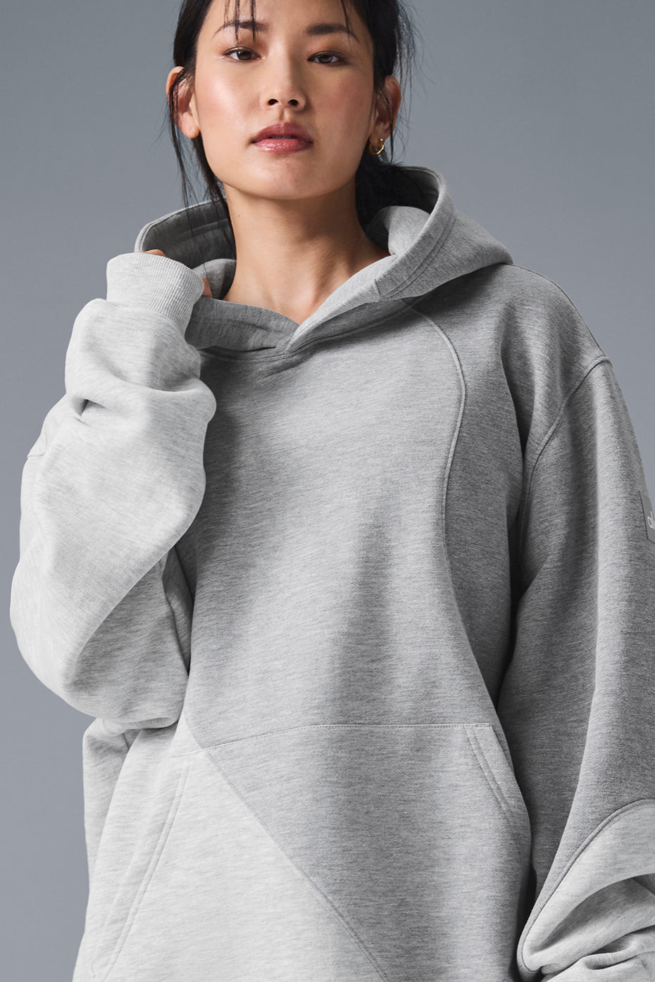 Sweat À Capuche Make Waves - Athletic Heather Grey Tonal
