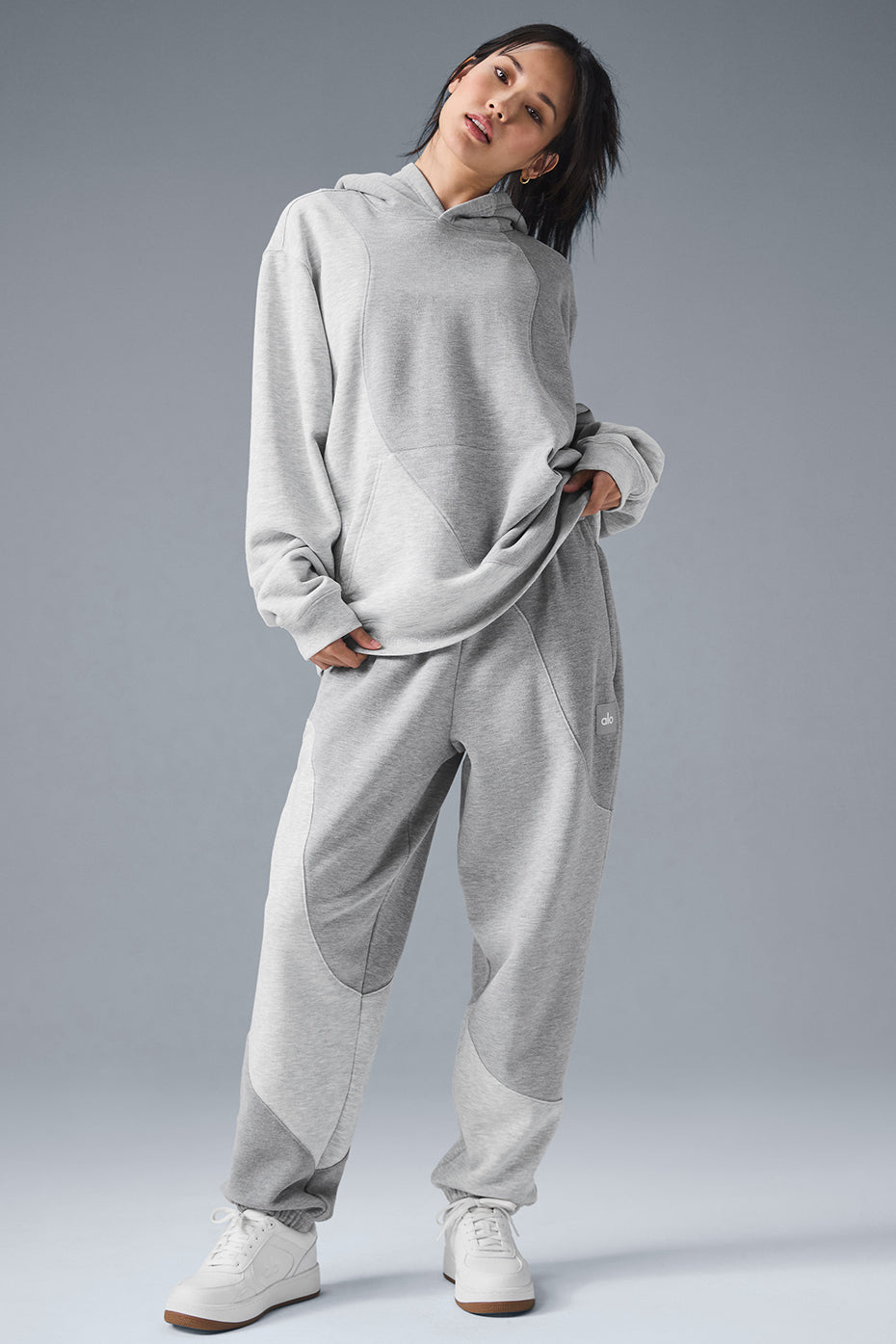 Sweat À Capuche Make Waves - Athletic Heather Grey Tonal