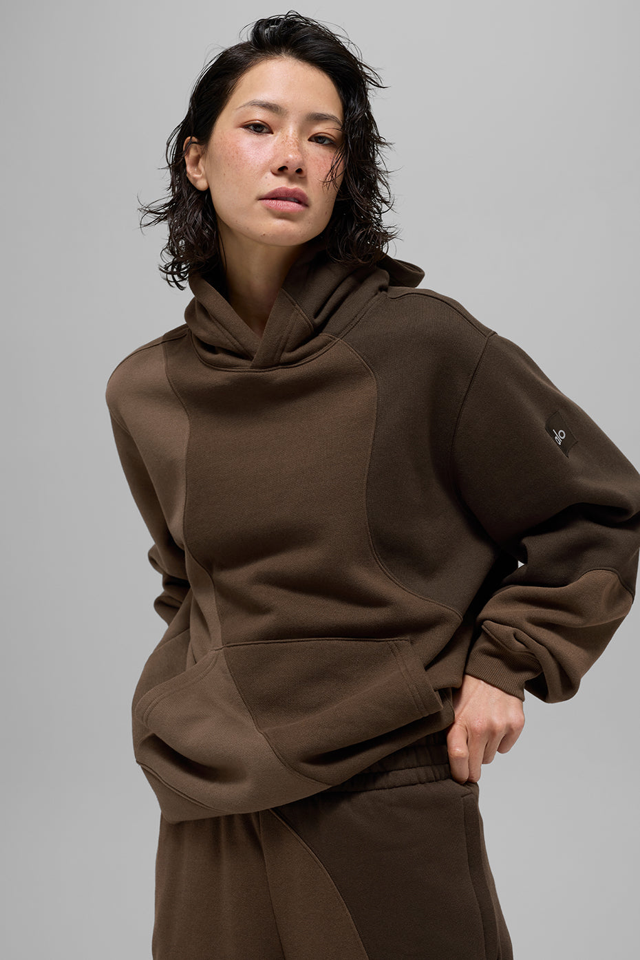 Sweat À Capuche Make Waves - Espresso Tonal