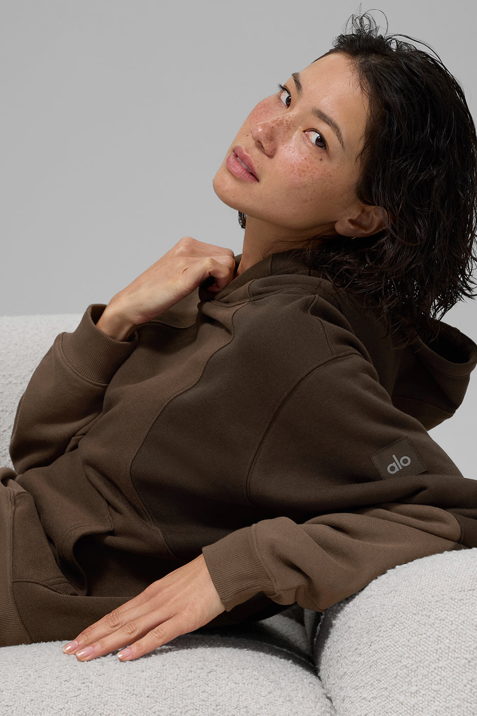 Sweat À Capuche Make Waves - Espresso Tonal