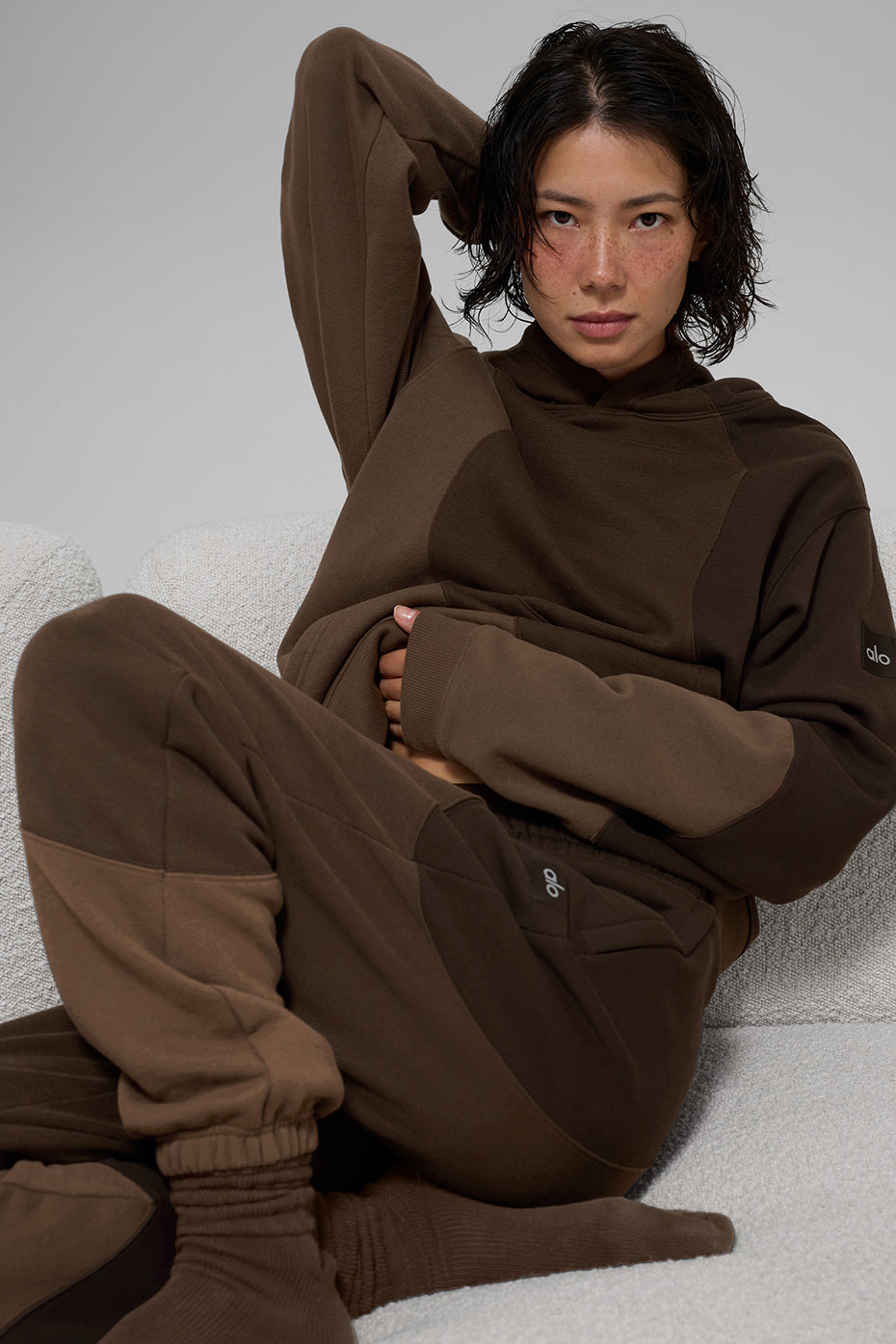 Sweat À Capuche Make Waves - Espresso Tonal