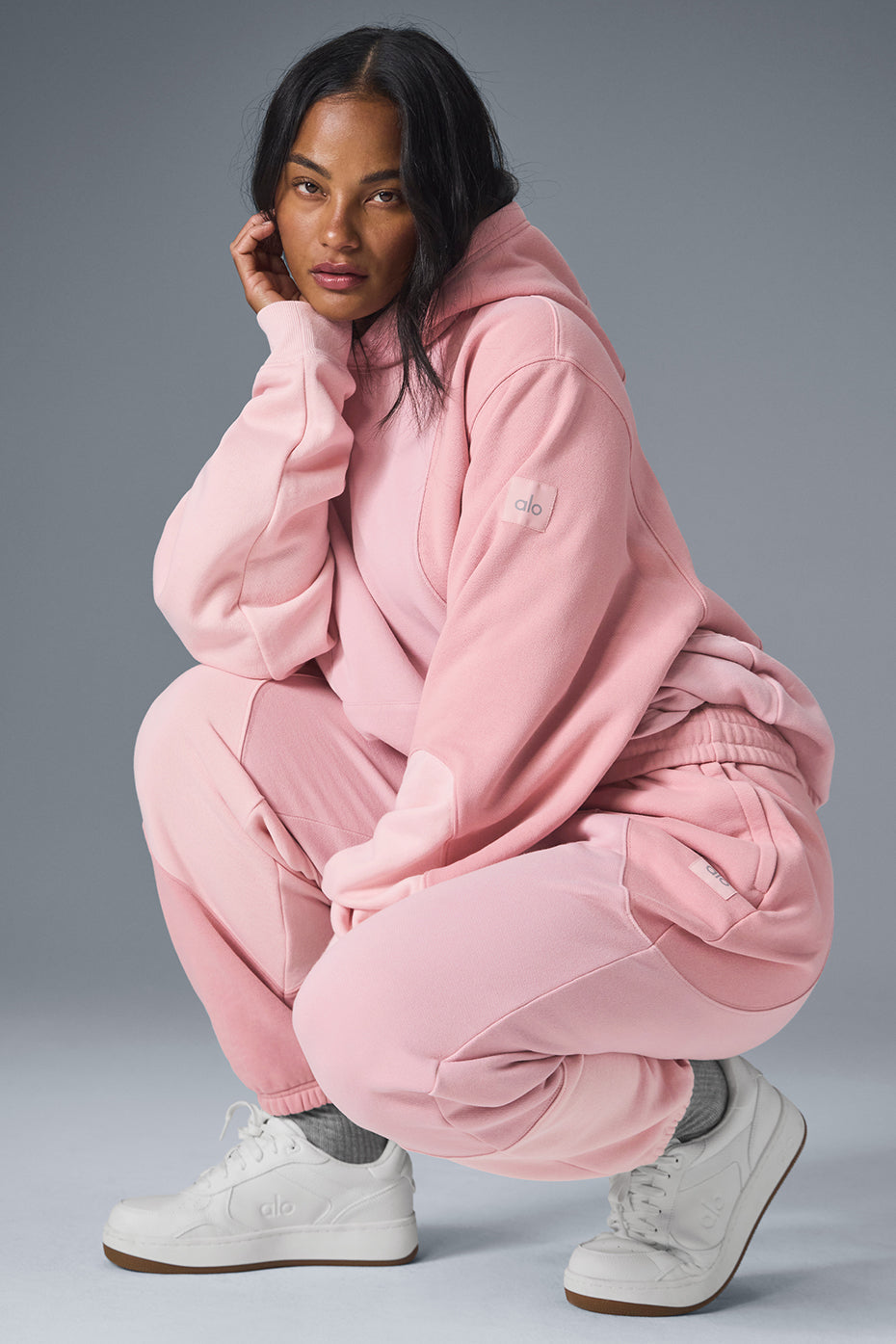 Sweat À Capuche Make Waves - Sunset Pink Tonal