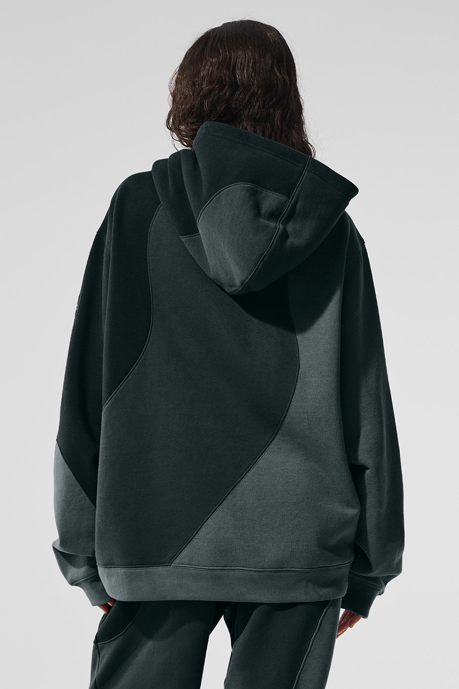 Sweat à capuche Make Waves - Charcoal Green Tonal