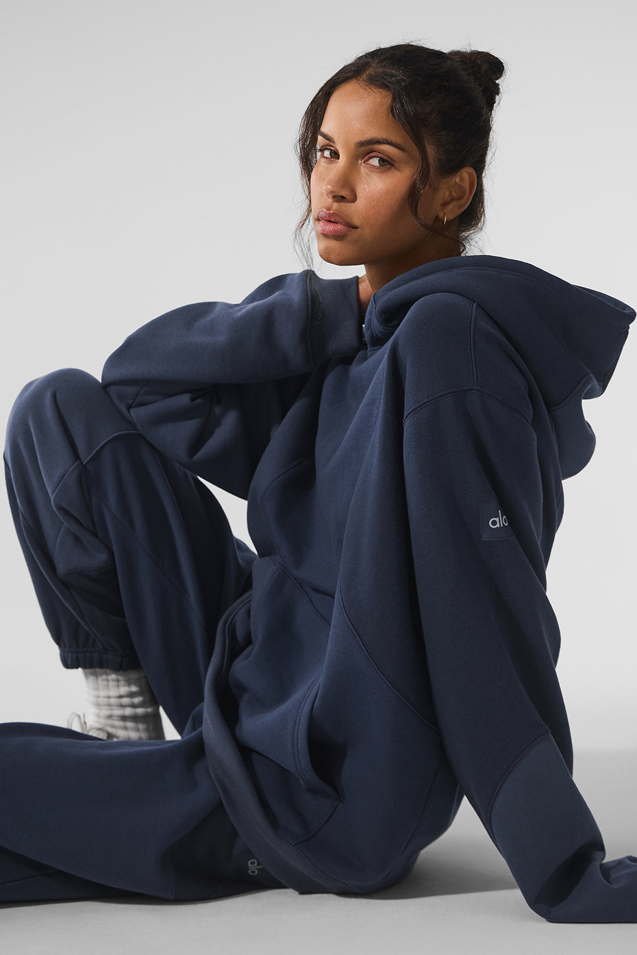 Sweat À Capuche Make Waves - Navy Tonal