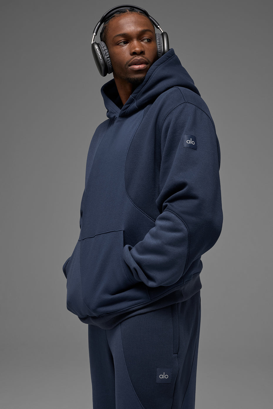 Sweat À Capuche Make Waves - Navy Tonal