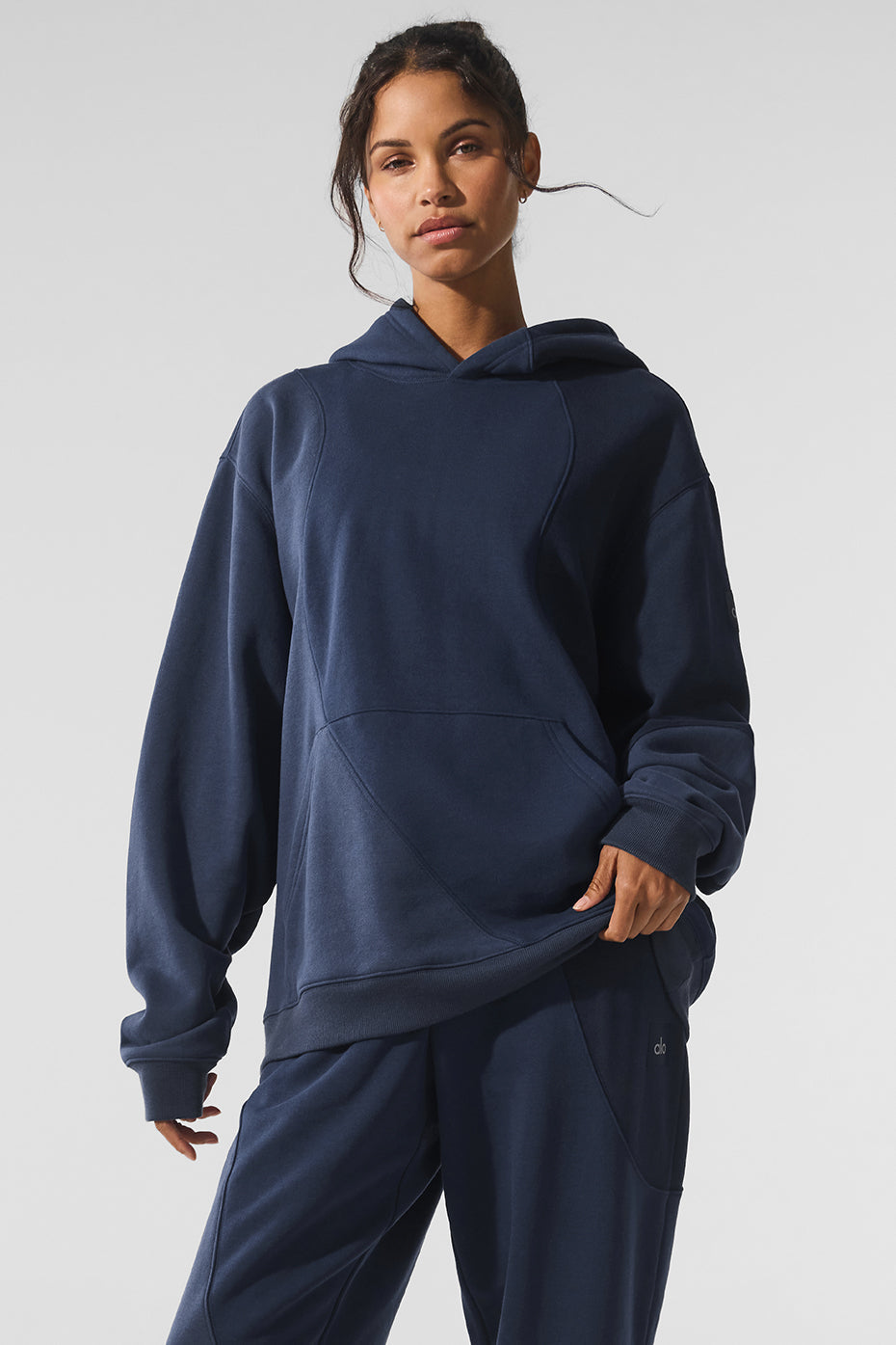 Sweat À Capuche Make Waves - Navy Tonal
