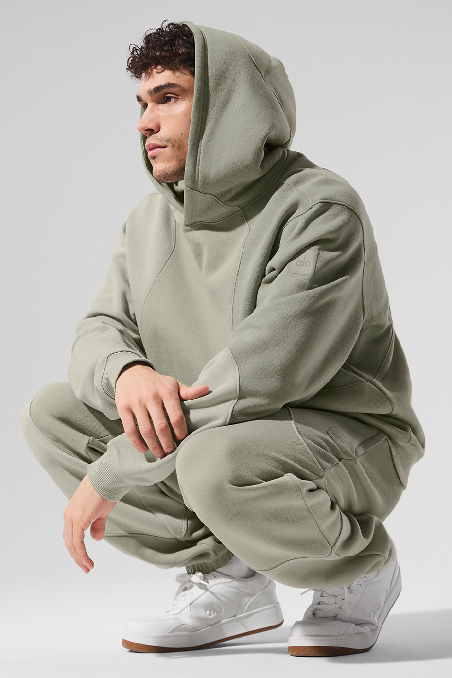 Sweat à capuche Make Waves - Limestone Tonal