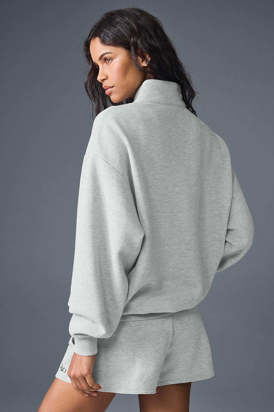 Pull Zippé 1/4 Accolade - Athletic Heather Grey