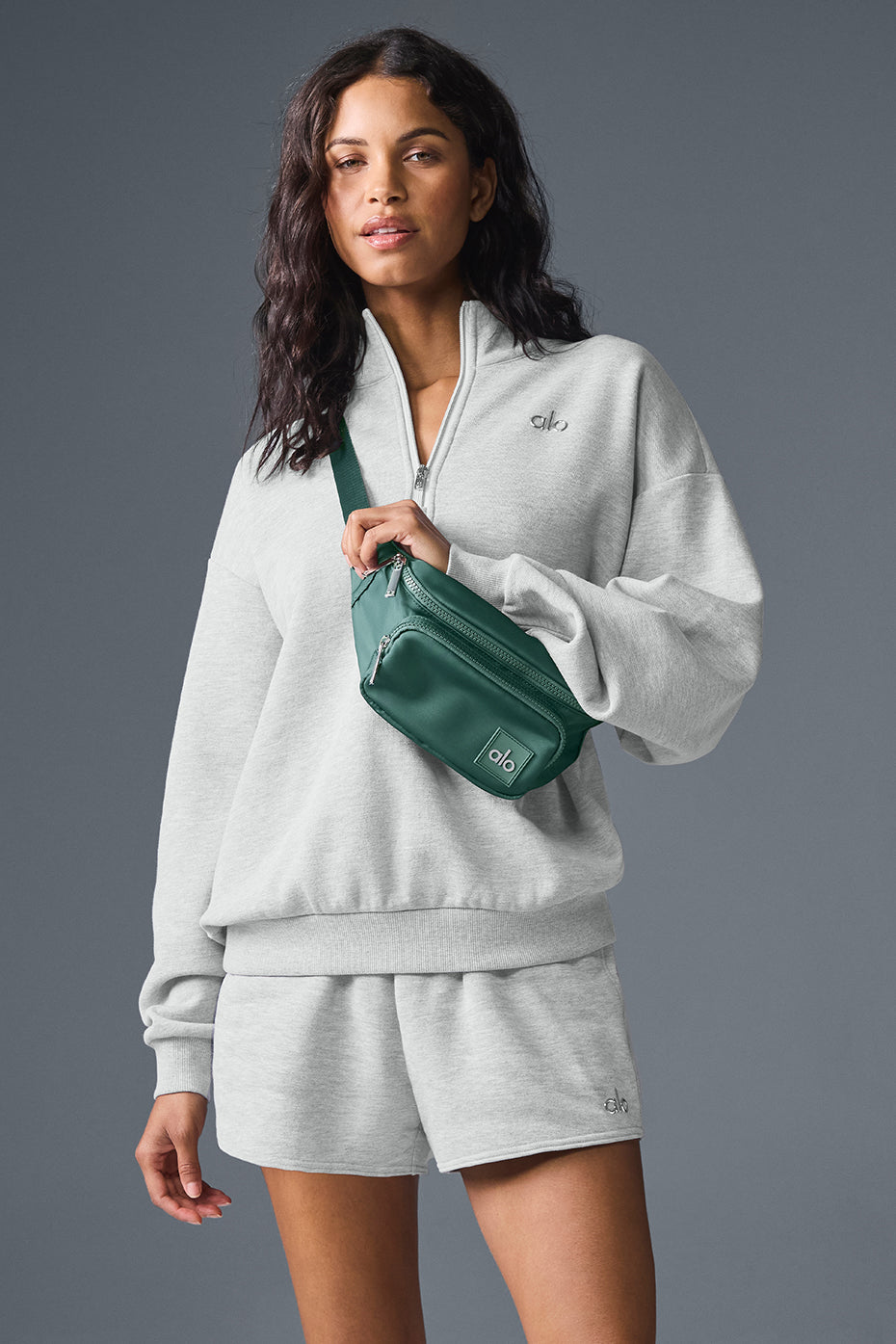 Pull Zippé 1/4 Accolade - Athletic Heather Grey