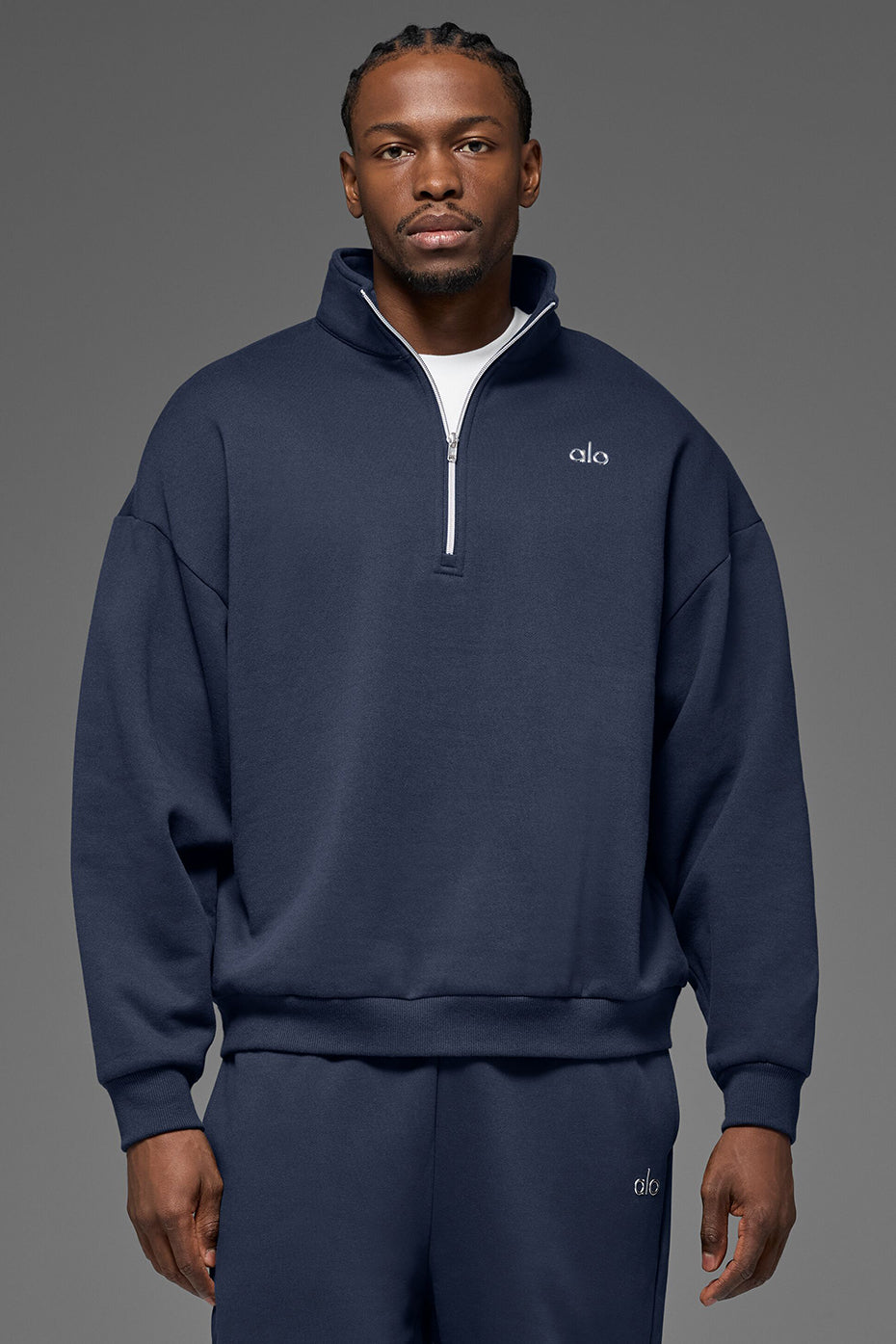 Pull Zippé 1/4 Accolade - Navy