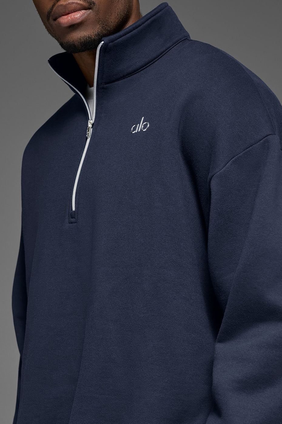 Pull Zippé 1/4 Accolade - Navy