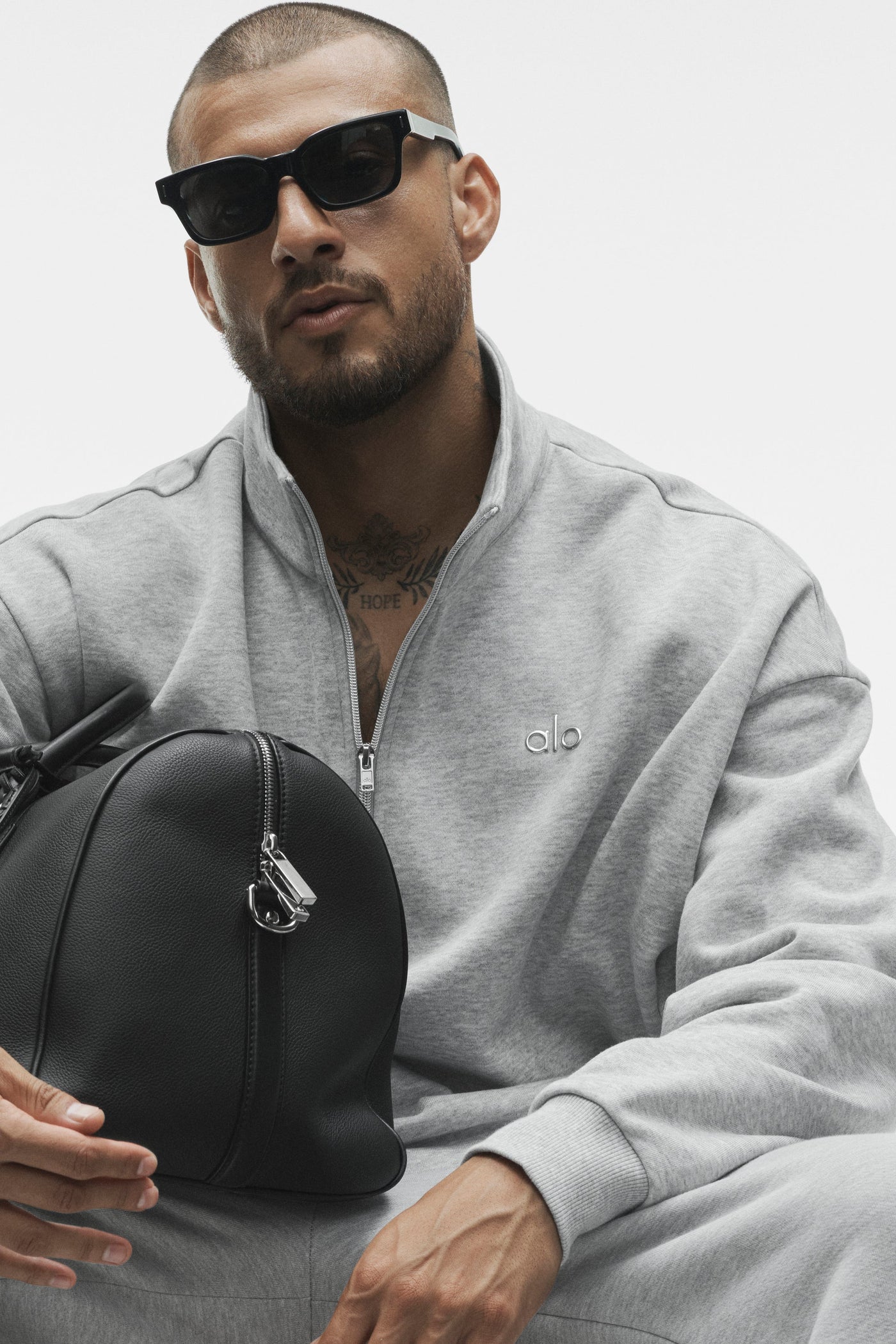 Pull Zippé 1/4 Accolade - Athletic Heather Grey