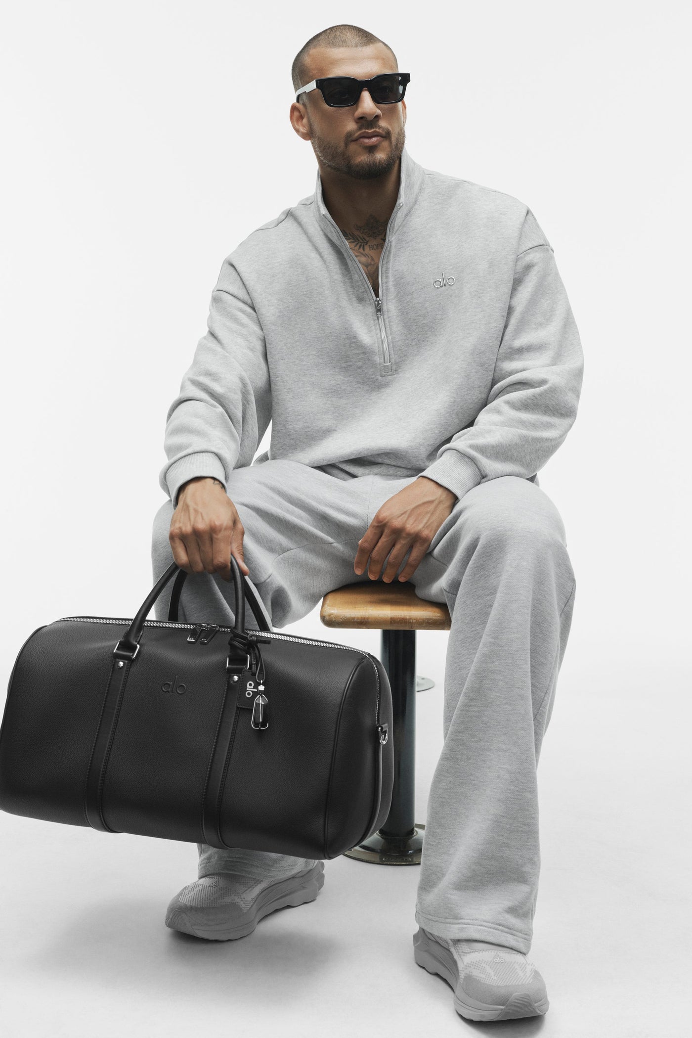Pull Zippé 1/4 Accolade - Athletic Heather Grey