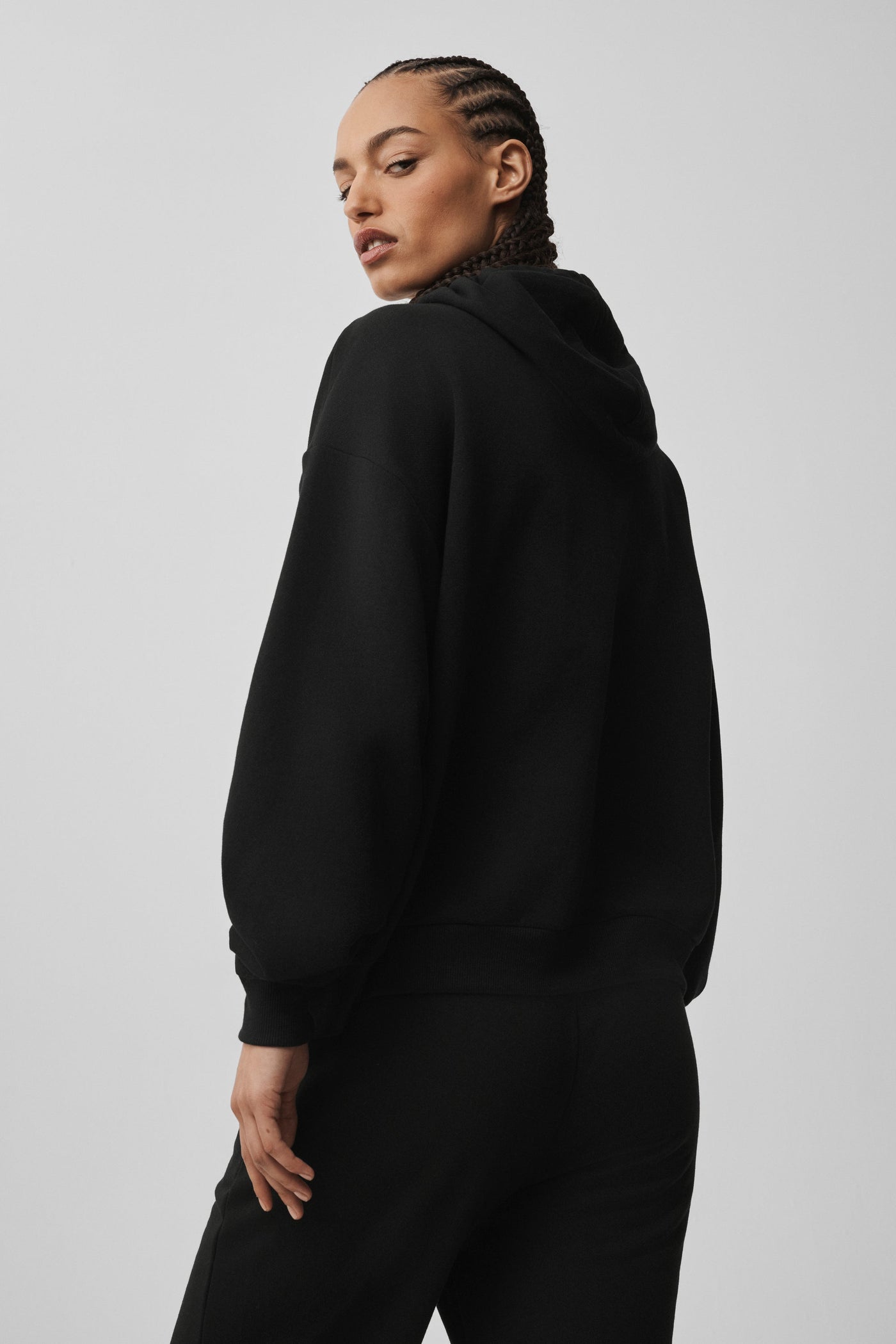 Sweat À Capuche Zippé Accolade - Noir