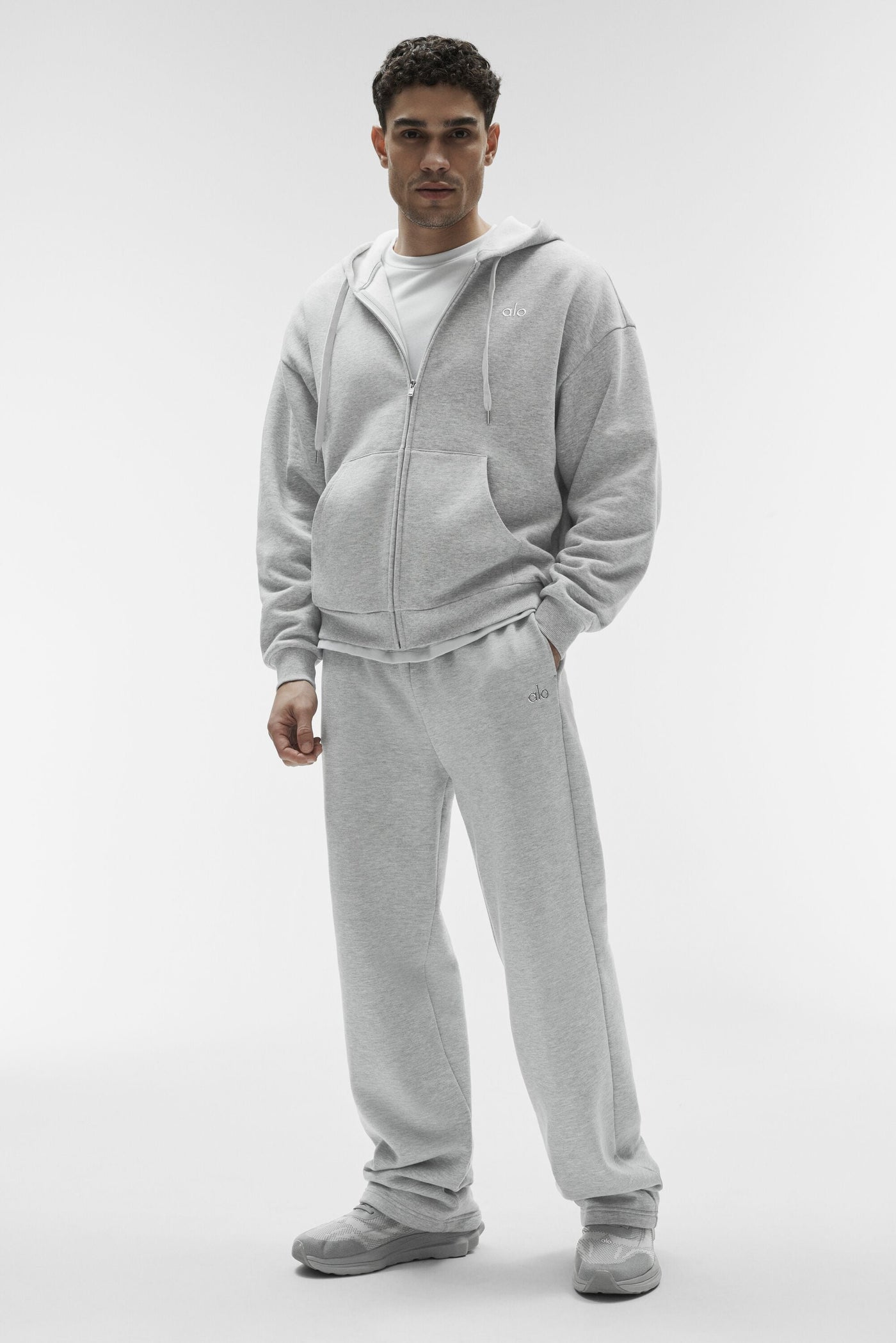Sweat À Capuche Zippé Accolade - Athletic Heather Grey