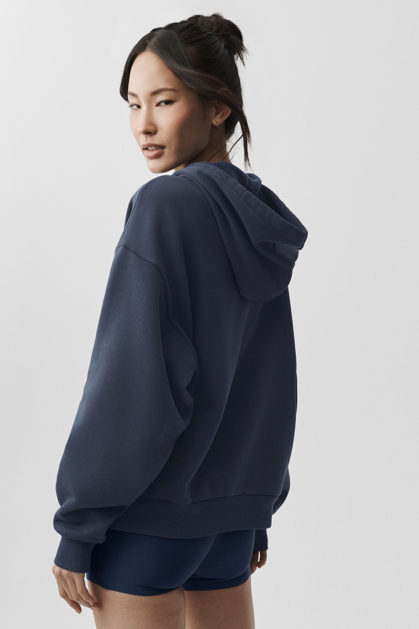 Sweat À Capuche Zippé Accolade - Navy
