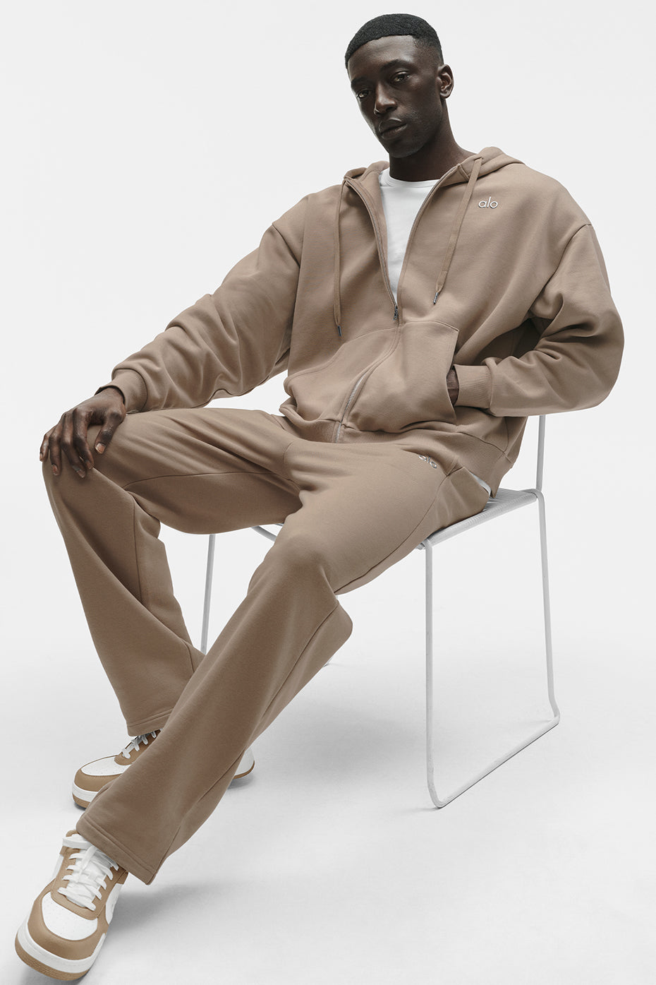 Sweat À Capuche Zippé Accolade - Gravel