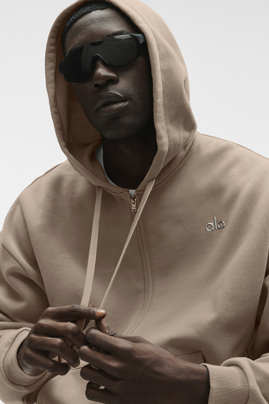 Sweat À Capuche Zippé Accolade - Gravel