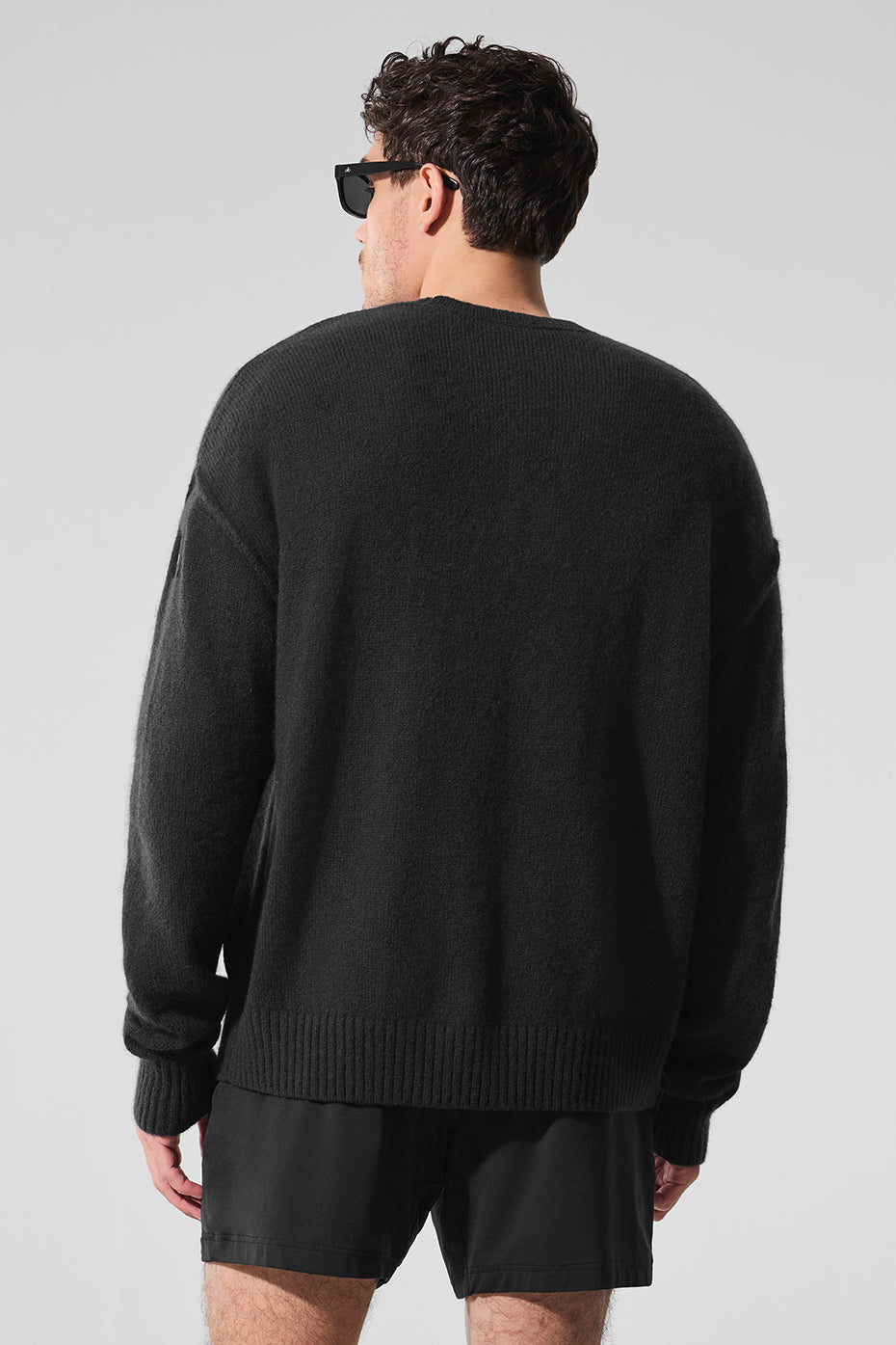 Pull Unisexe Col Ras-Du-Cou En Laine Et Cachemire New Class - Noir