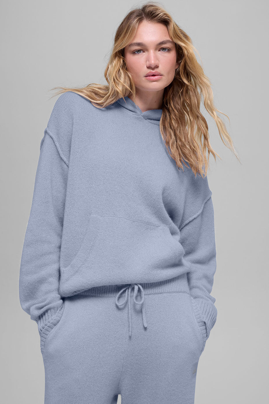Sweat À Capuche En Laine Et Cachemire New Class - Winter Frost