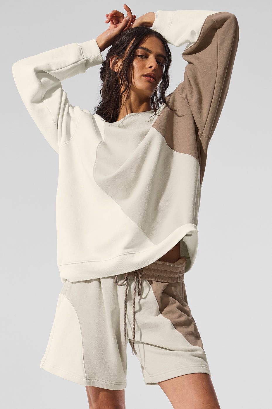 Pull Col Ras-Du-Cou Make Waves - Ivory/Bone/Gravel