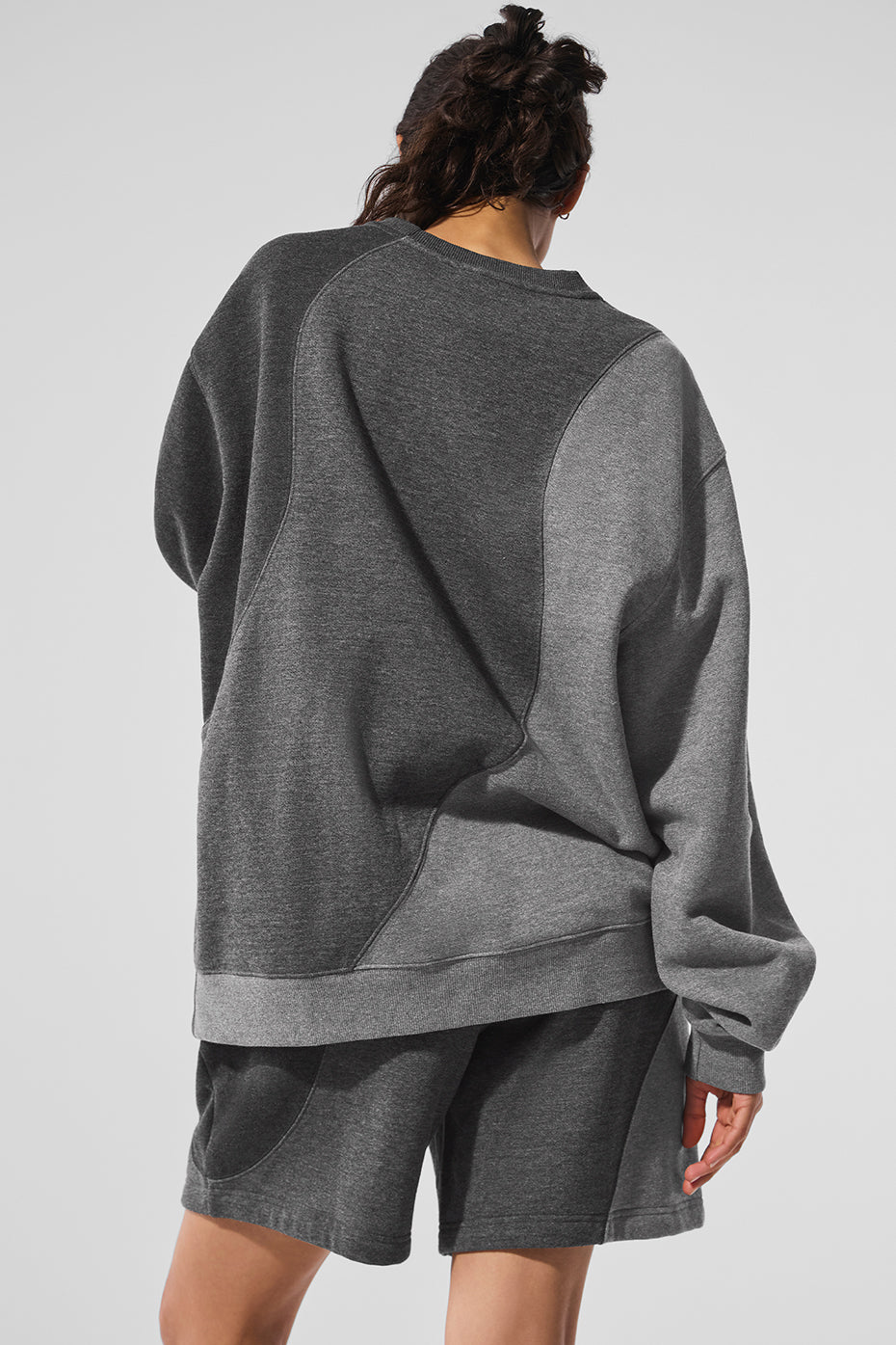 Pull Col Ras-Du-Cou Make Waves - Dark Heather Grey Tonal