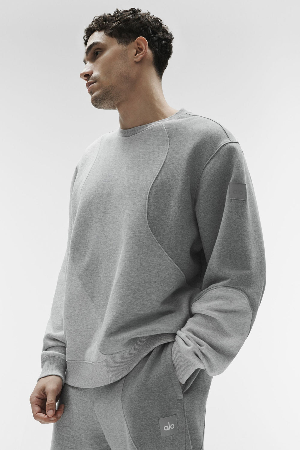 Pull Col Ras-Du-Cou Make Waves - Athletic Heather Grey Tonal