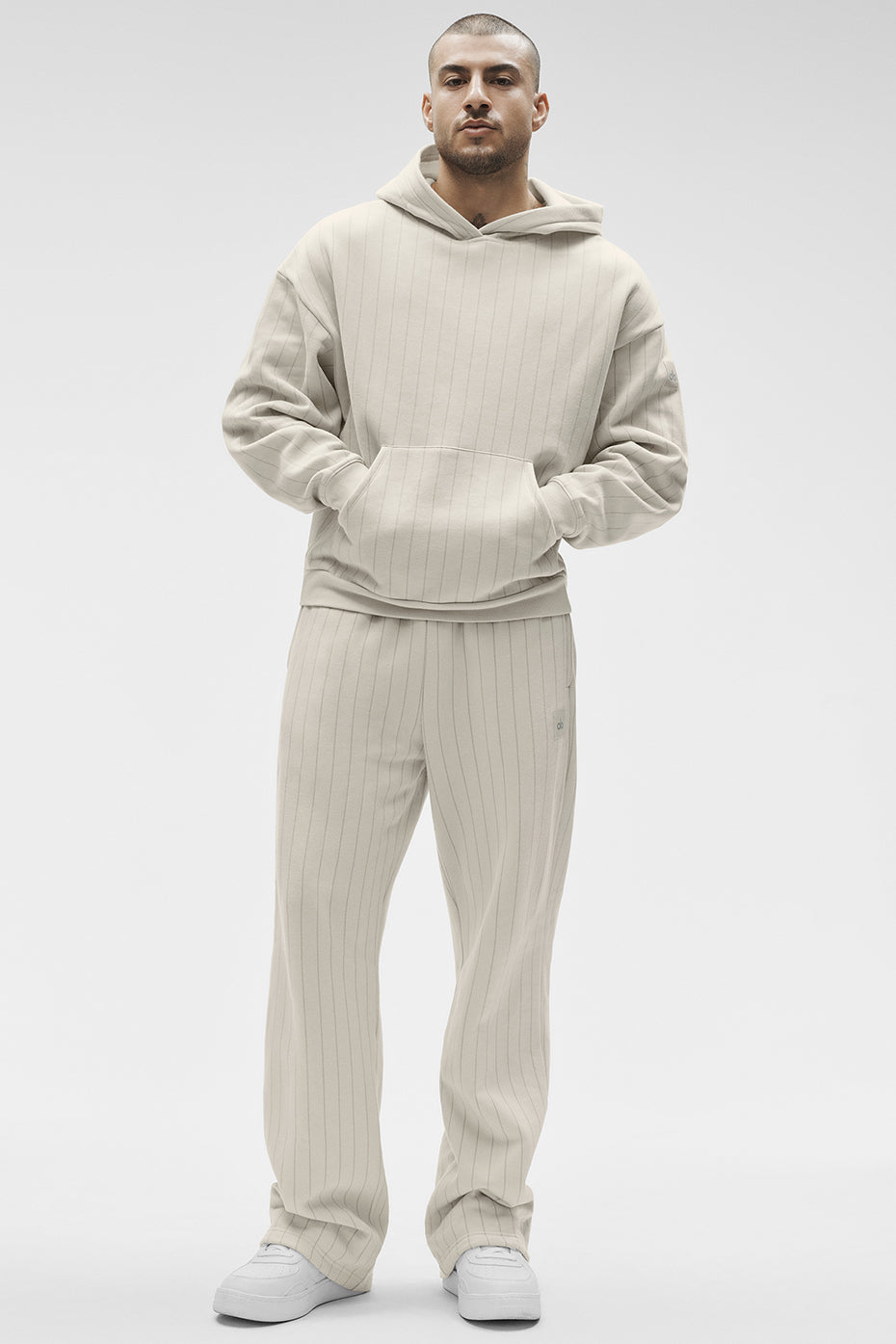 Sweat À Capuche Pinstripe - Bone Pinstripe