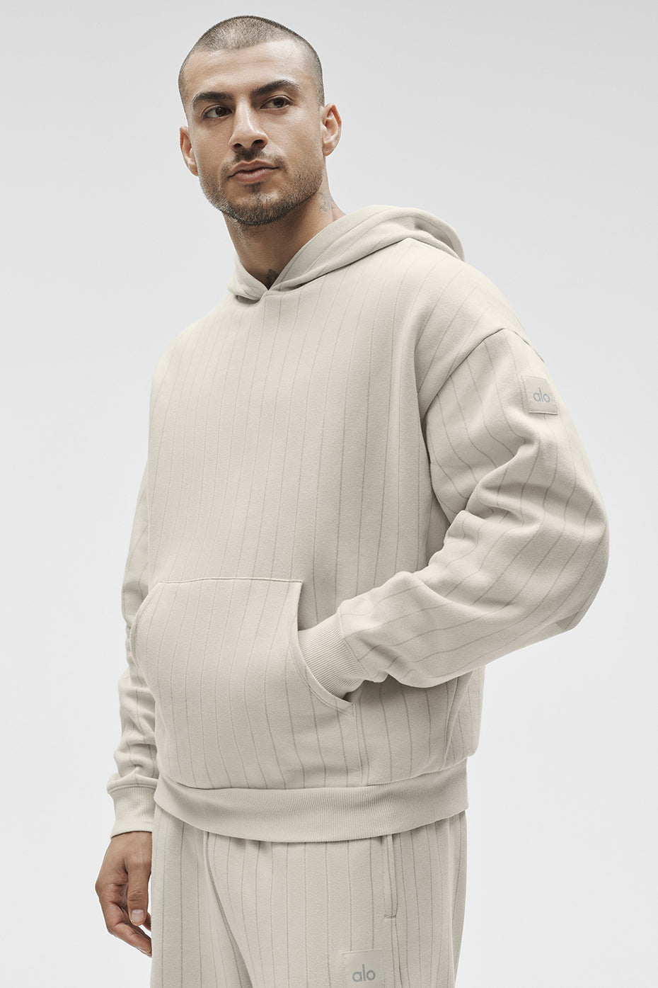 Sweat À Capuche Pinstripe - Bone Pinstripe