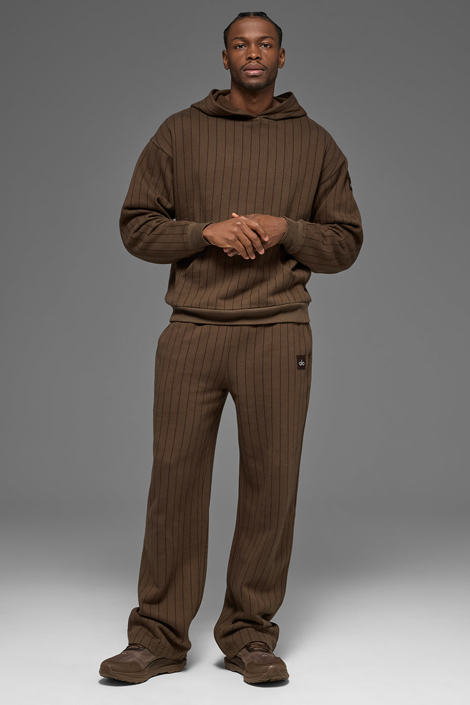 Sweat À Capuche Pinstripe - Espresso Pinstripe