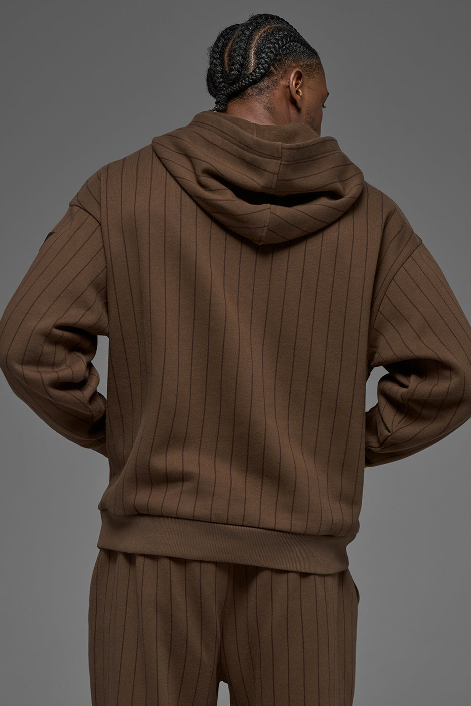 Sweat À Capuche Pinstripe - Espresso Pinstripe